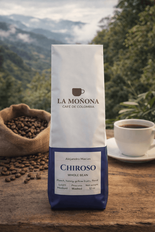Colombia specialty_coffee coffee la_monona_cafe_de_colombia pink_bourbon geisha chiroso honey_process castillo papayo