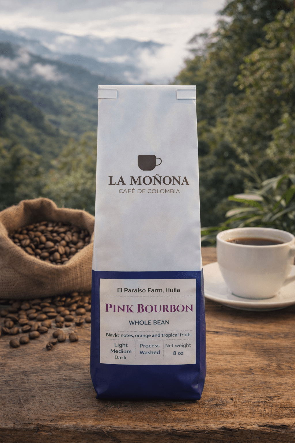 Colombia specialty_coffee coffee la_monona_cafe_de_colombia pink_bourbon geisha chiroso honey_process castillo papayo